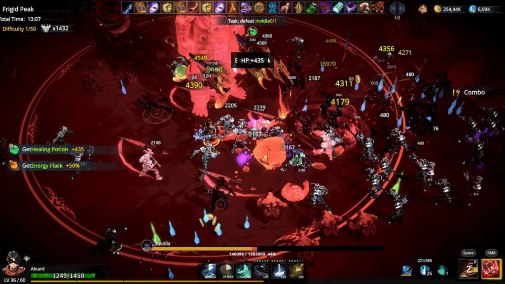 Artifact Seeker - boj s bosse,