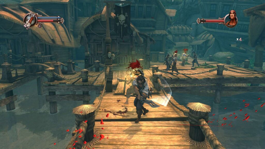 Captain Blood - bitka na molu