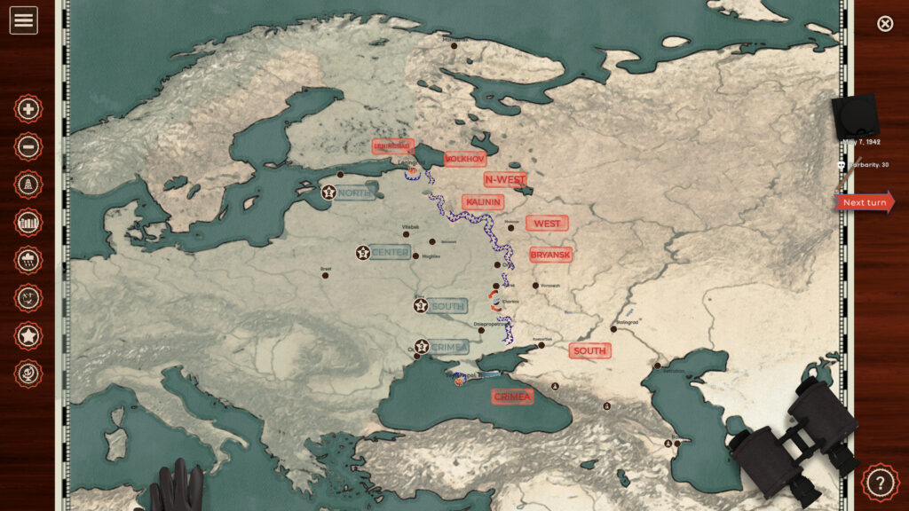 Cauldrons of War Stalingrad - válečná linie