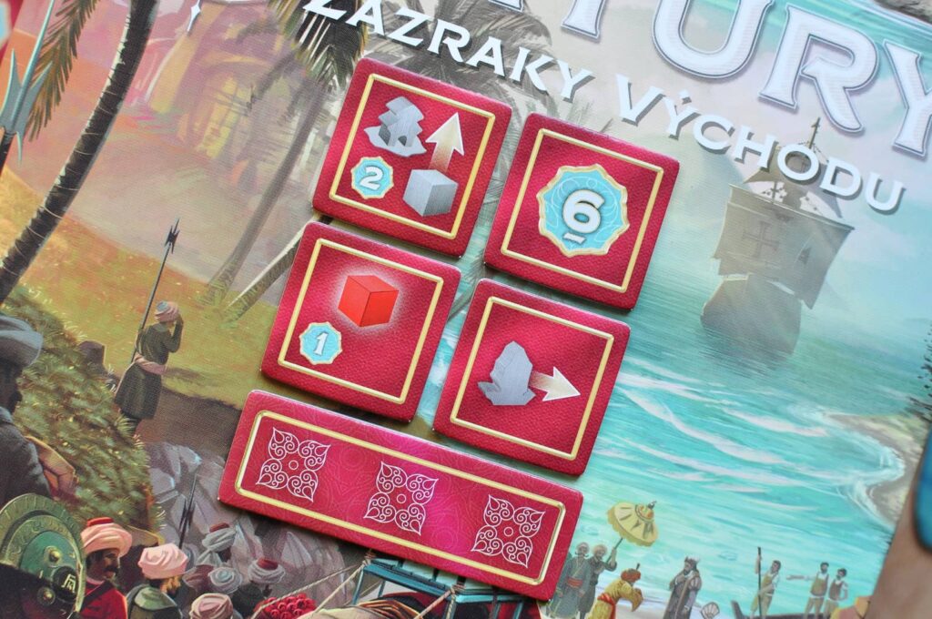 Century Zázraky Východu - bonusové destičky