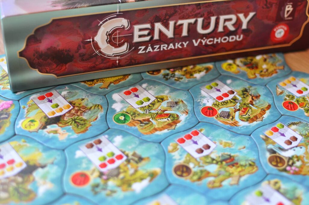 Century Zázraky Východu - destičky obchodu