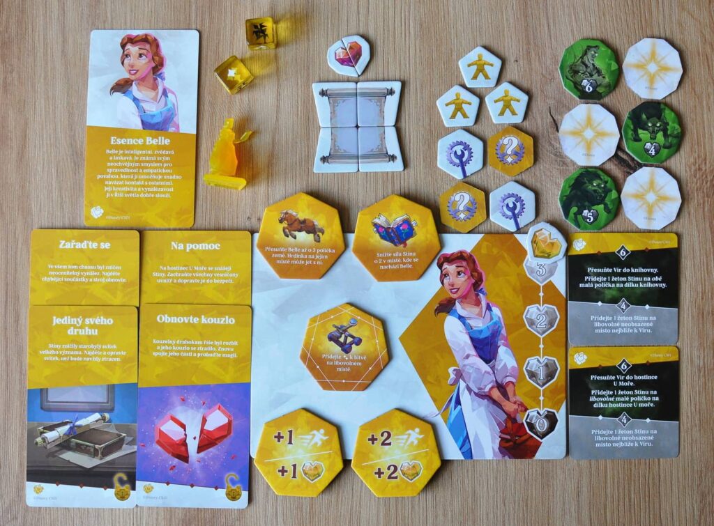 Disney Chronicles of Light Temnota na ústupu - komponenty Belle