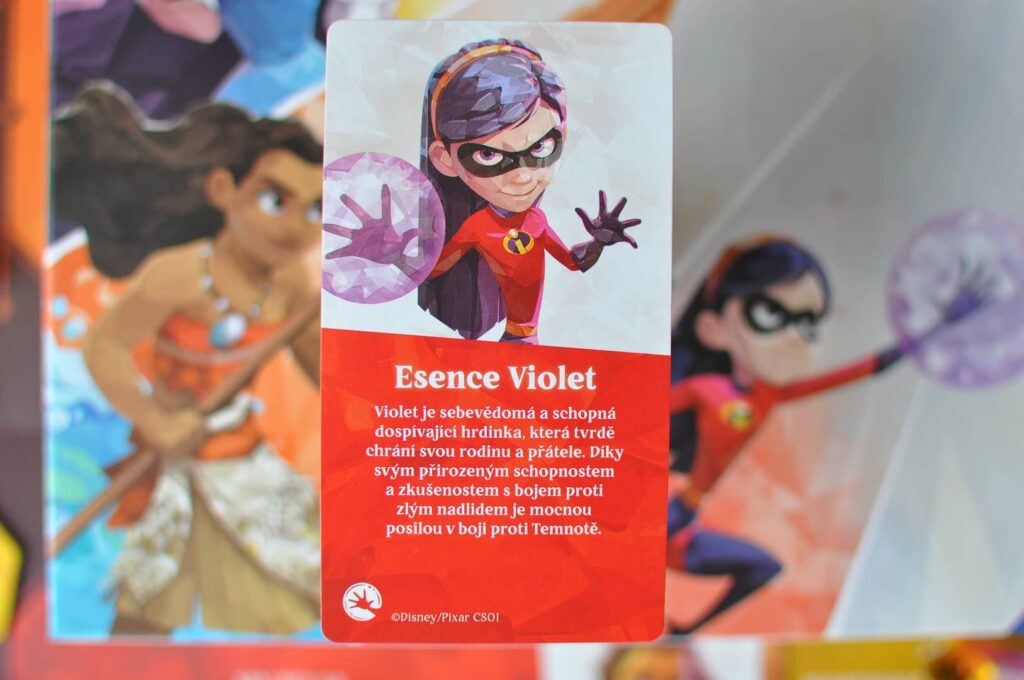 Disney Chronicles of Light Temnota na ústupu - ukázka karty