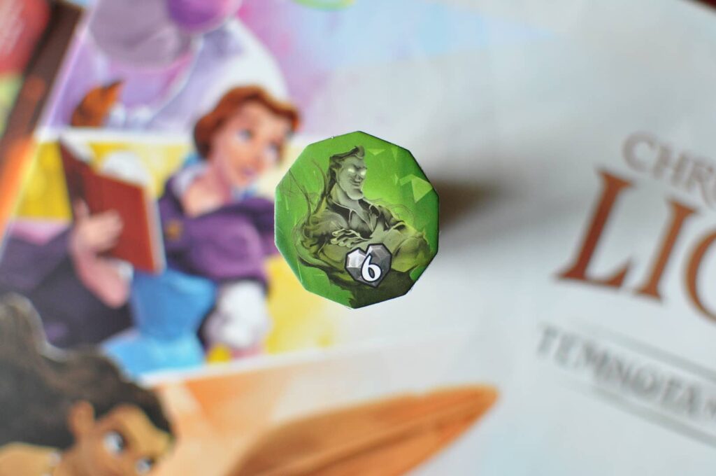 Disney Chronicles of Light Temnota na ústupu - ukázka stínového žetonu