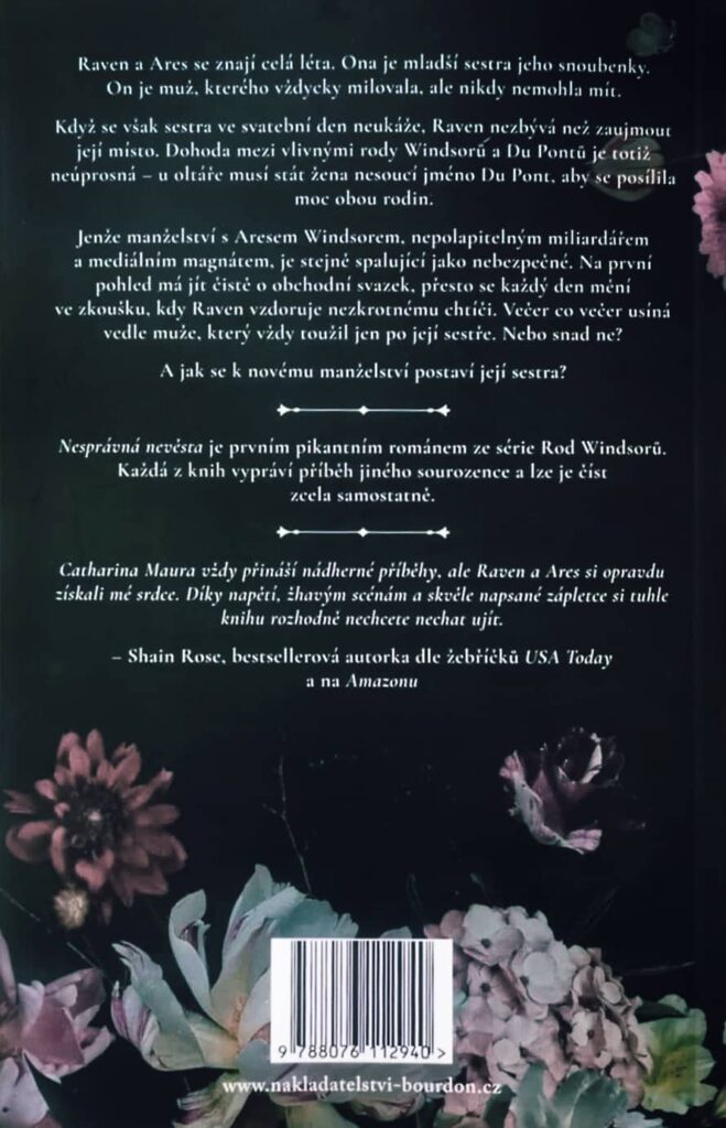 Nesprávná nevěsta - zadní strana