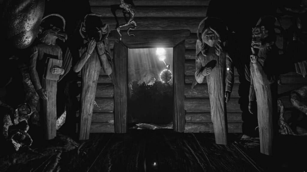 One – Eyed Likho - dřevěné sochy