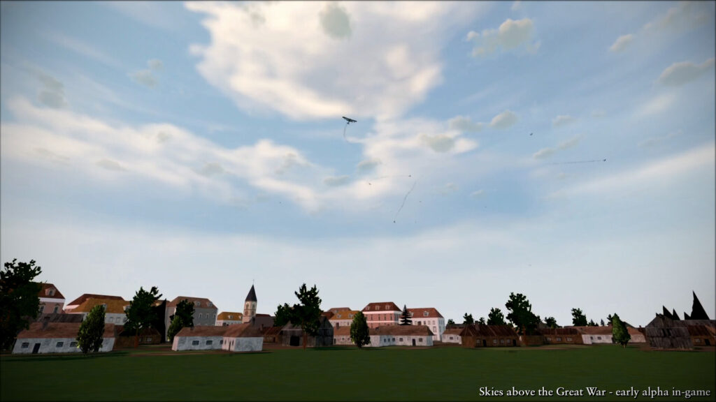 Skies above the Great War - chudák městečko