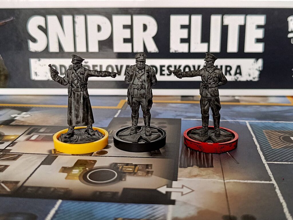 Sniper Elite - Odstřelovač Desková hra - důstojníci