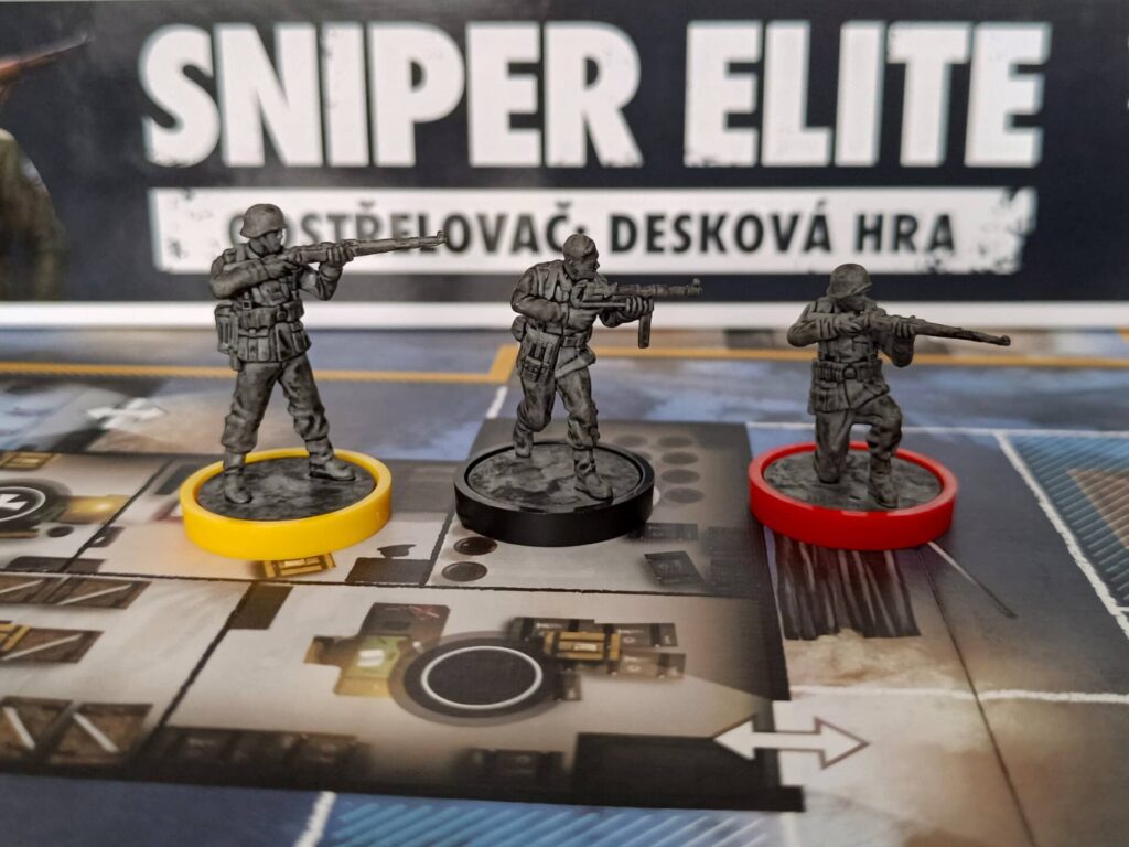 Sniper Elite - Odstřelovač Desková hra - jednotky