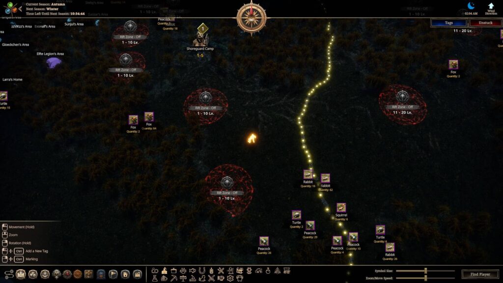 The Quinfall - mapa