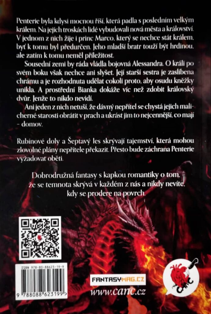 Třetí dcera - zadní strana