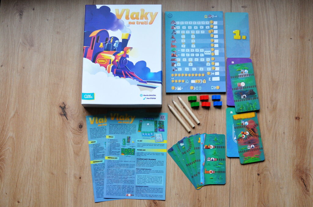 Vlaky na trati - komponenty hry