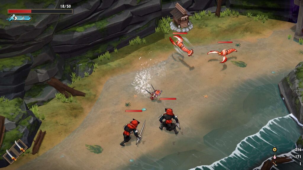 Yasha: Legends of the Demon Blade - bitka na pobřeží