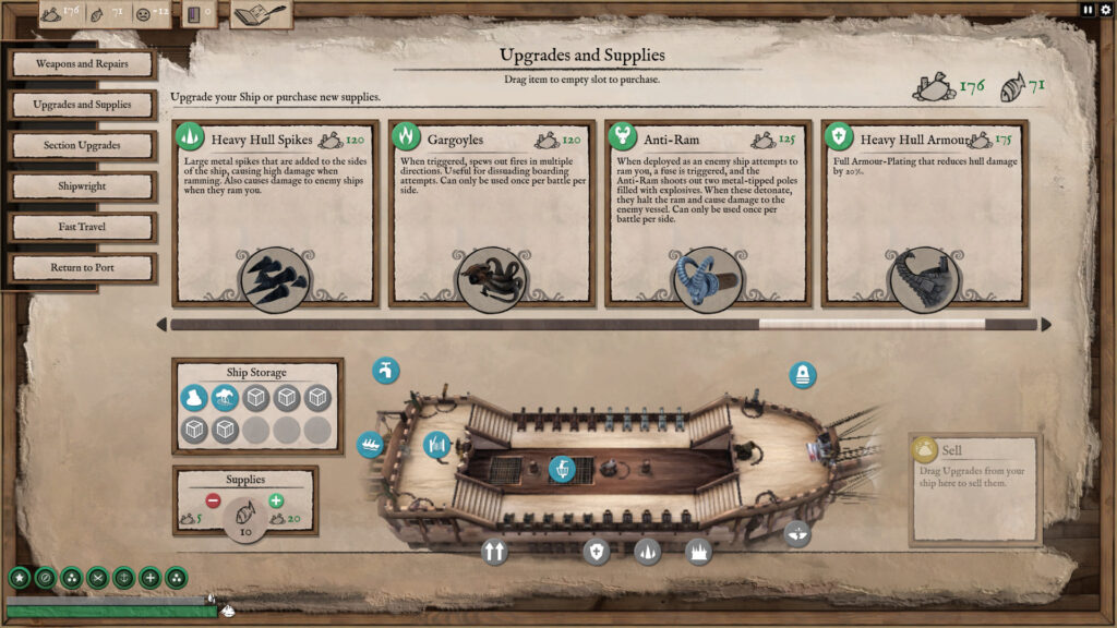 Abandon Ship - upgrades