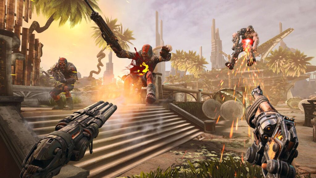 Bulletstorm VR - obouruční střelba