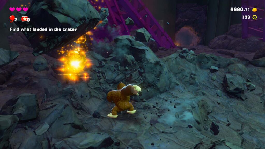 Donkey Kong Bananza - dolování zlata