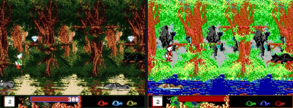 Duck Tales Quest for Gold - Amiga vs DOS