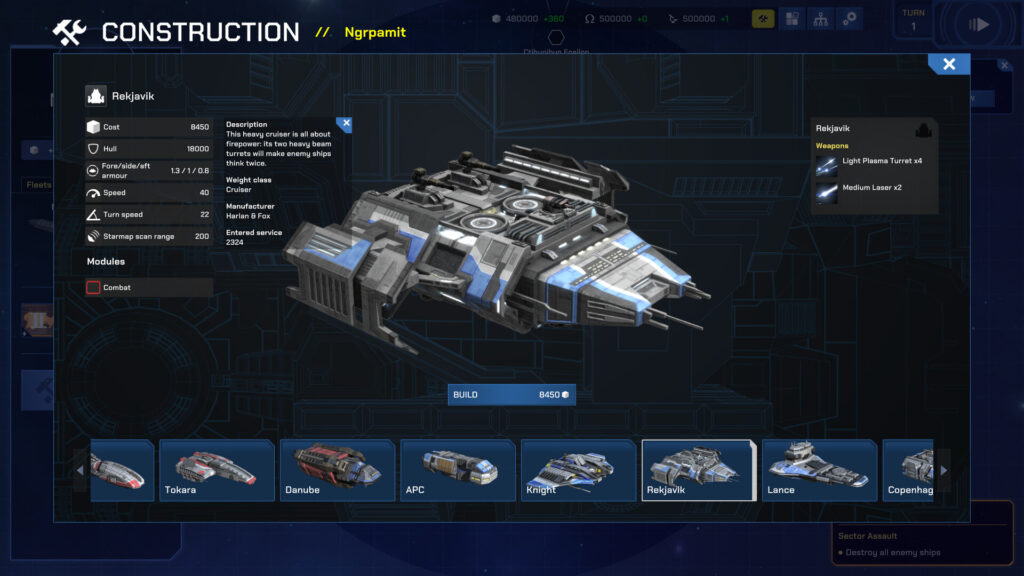Dust Fleet - constructions