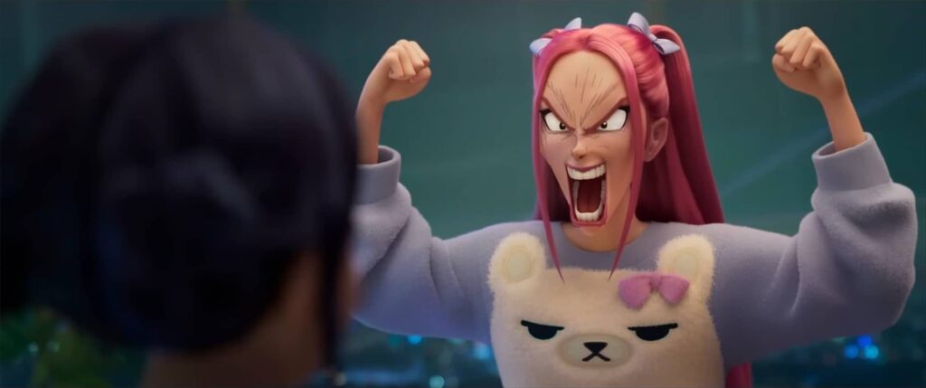 K-pop Lovkyně démonů - specifická animace