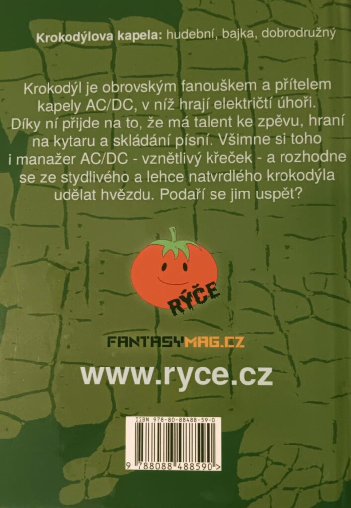 Krokodýlova kapela - zadní obálka