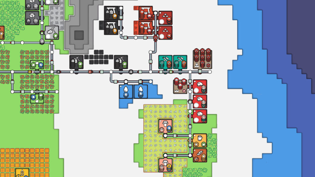 Mini Settlers - spojujte a vytvářejte barvy
