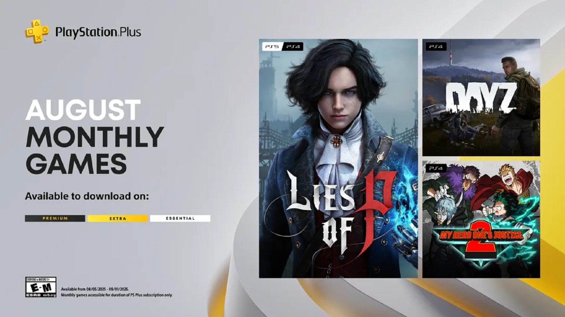 PS Plus srpen 2025