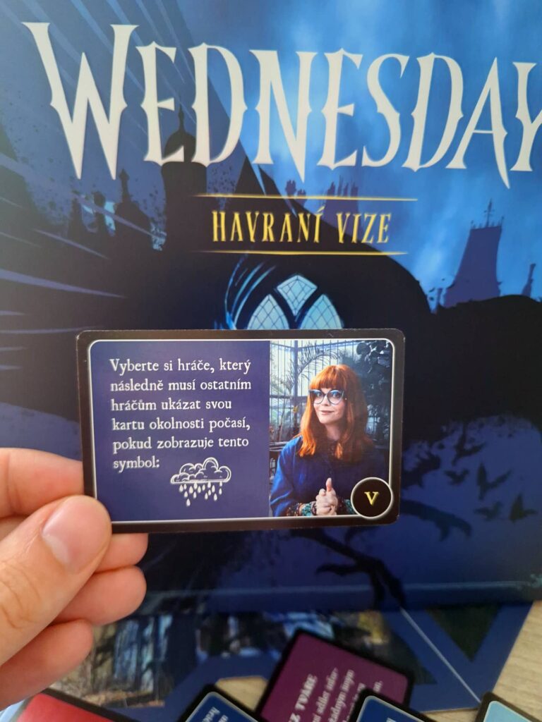 Wednesday: Havraní Vize - karta místa s podmínkou