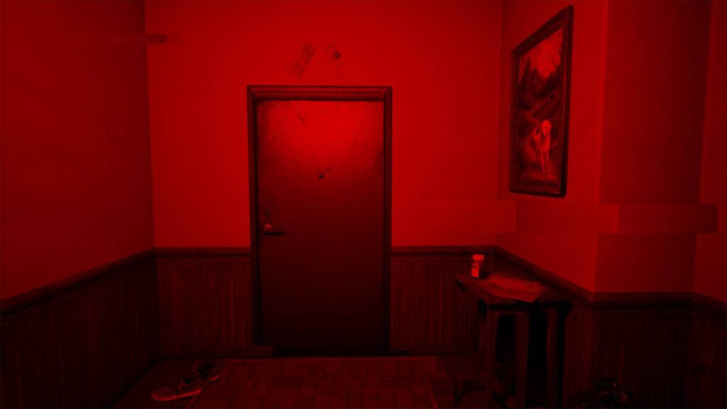 Whos at the door - red light