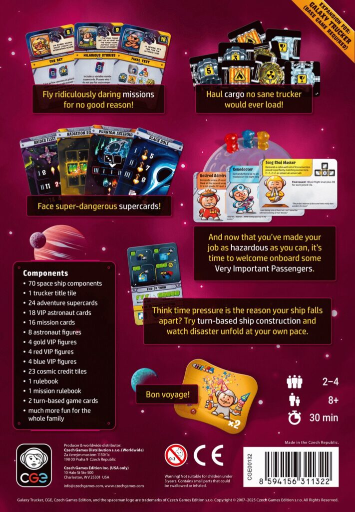 Galaxy Trucker Do What - komponenty