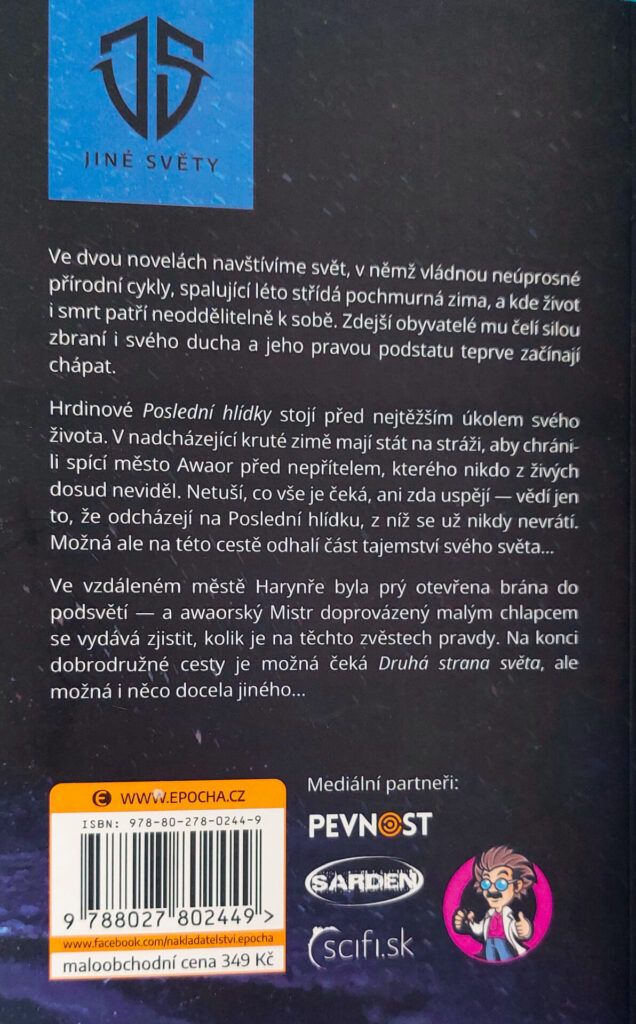 Hlídka Awaoru - zadní strana