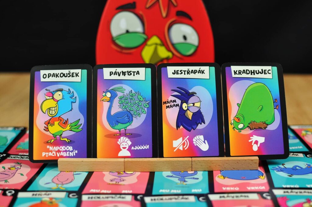 Ptačí vábení - speciální karty ptáků