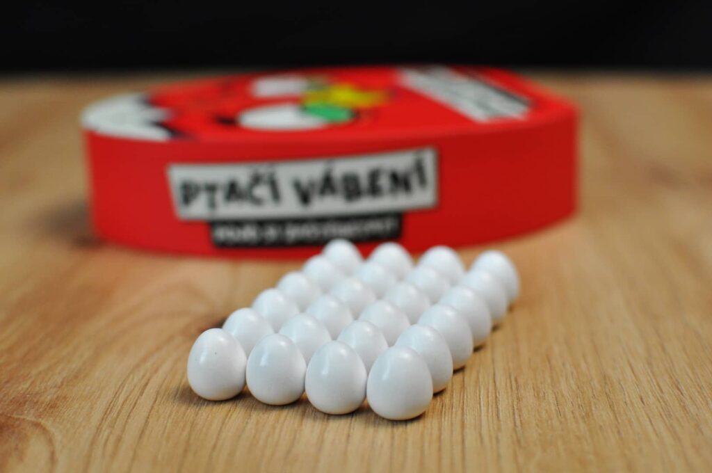 Ptačí vábení - vajíčka