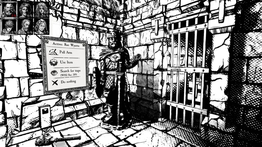 The Secret of Weepstone - možnosti
