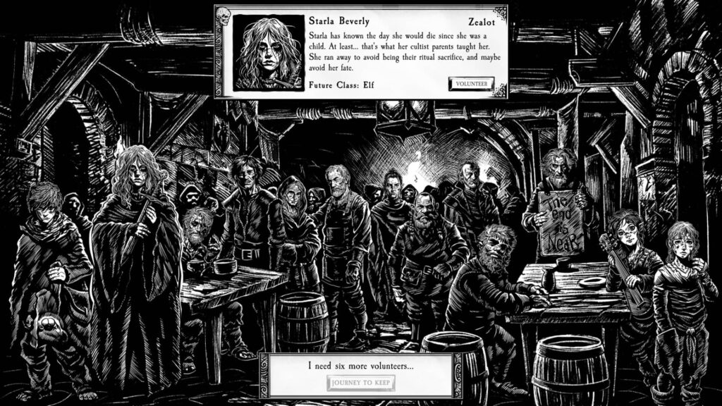The Secret of Weepstone - nabírání skupiny