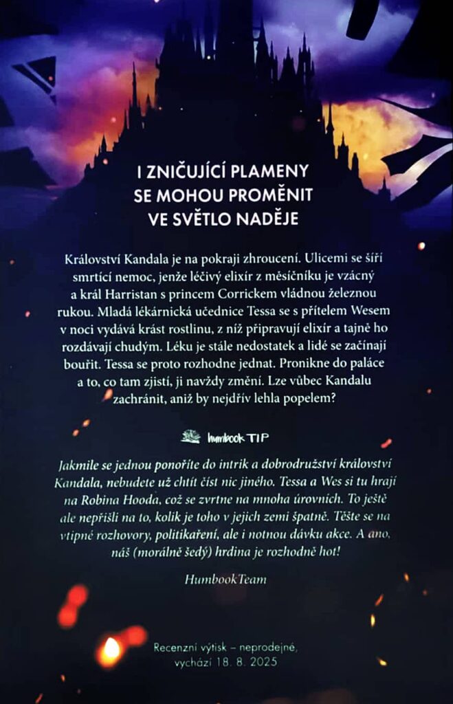 Vzepři se noci - zadní strana
