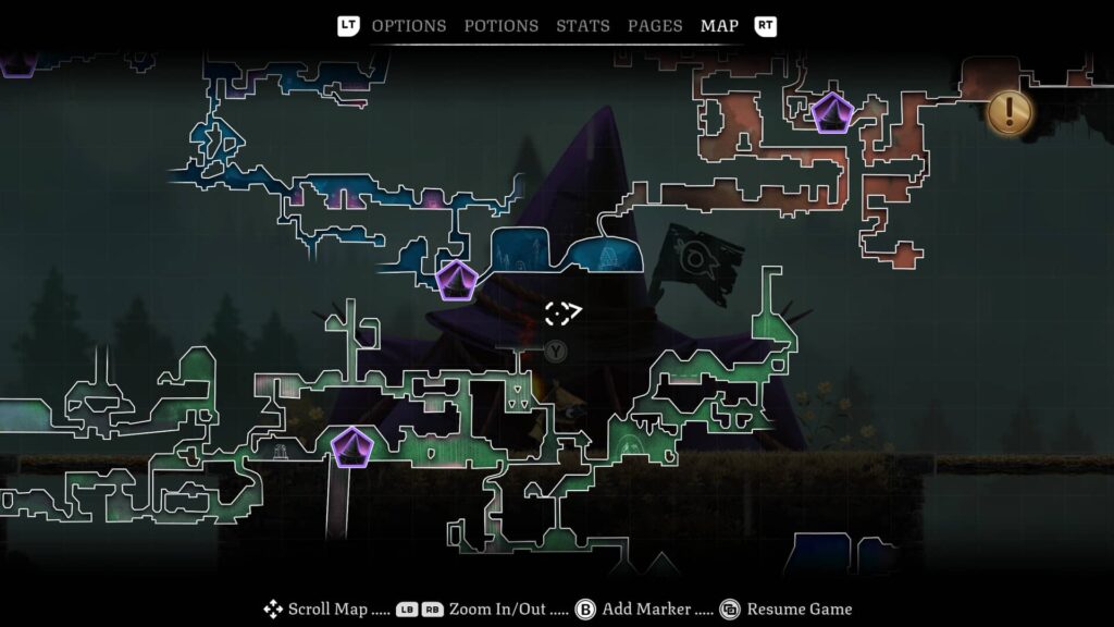 Well Dweller - mapa
