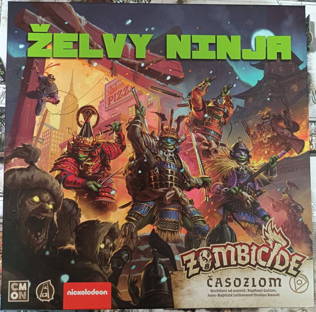 Zombicide Želvy Ninja - Časozlom - krabice