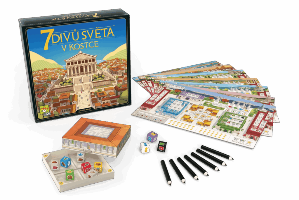 7 divů světa v kostce - komponenty