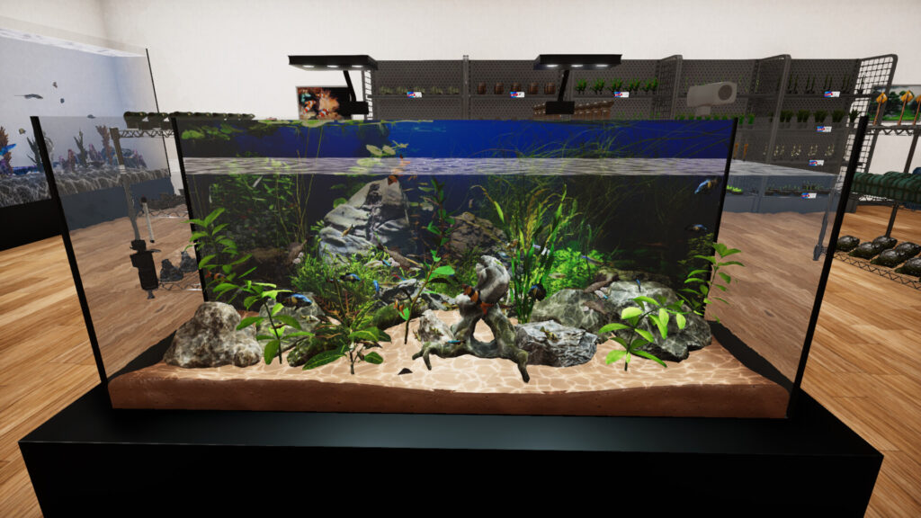 Aquatic Store Simulator - vybírejte dle svého druhu