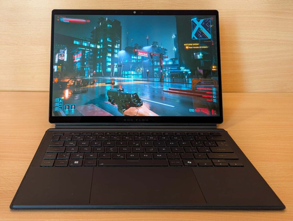Asus ROG Flow Z13 - hraní Cyberpunku