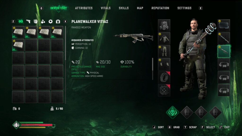 Chernobylite 2 inventory