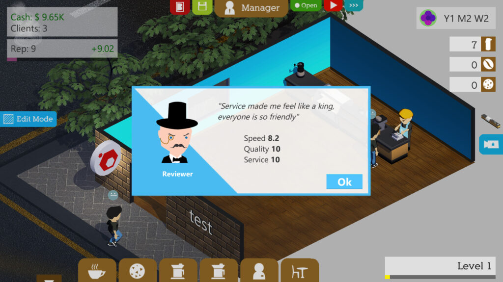 Coffee Shop Tycoon - hodný to recenzent, jako já