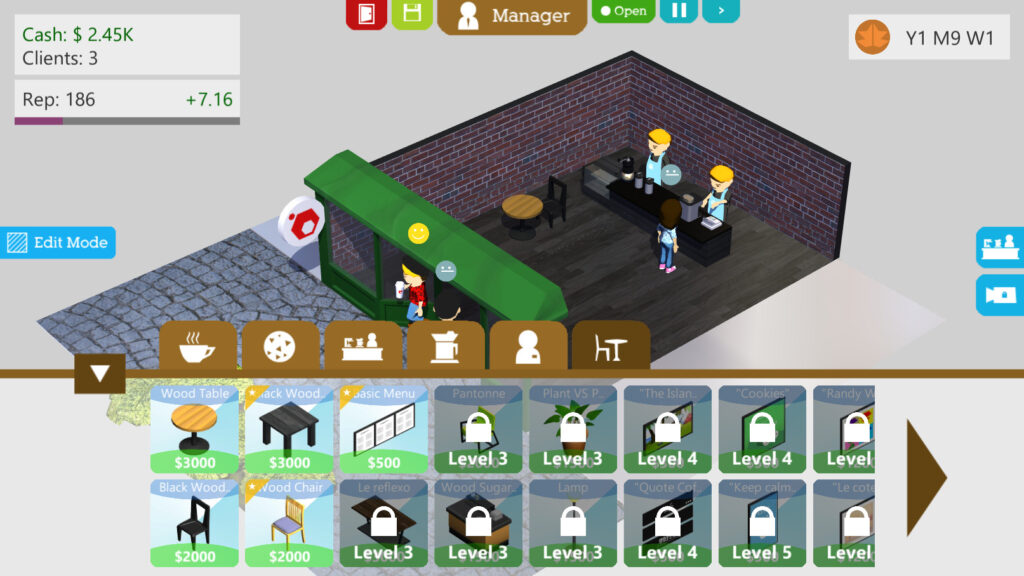Coffee Shop Tycoon - začíná se v malém