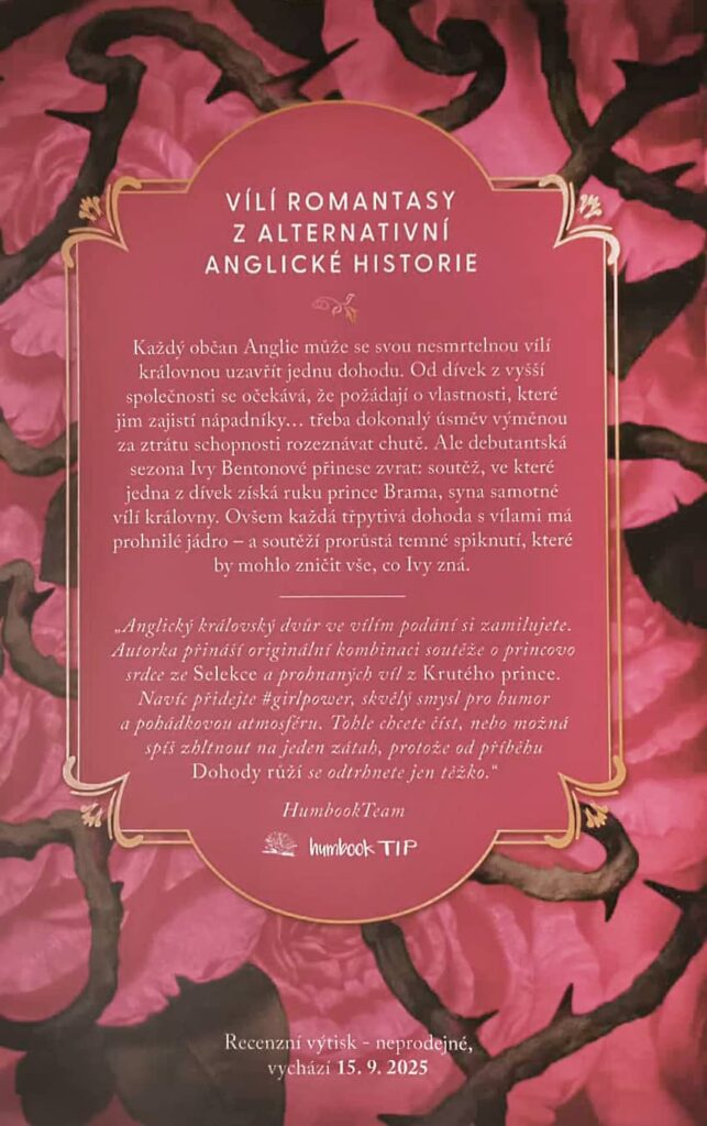 Dohoda růží - zadní strana