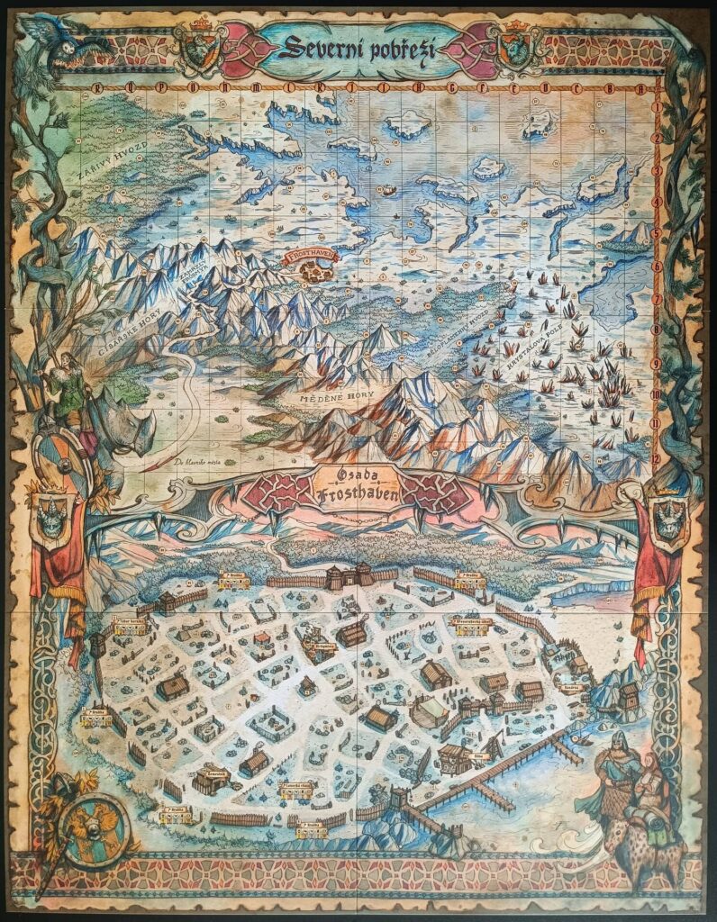 Frosthaven - herní plán