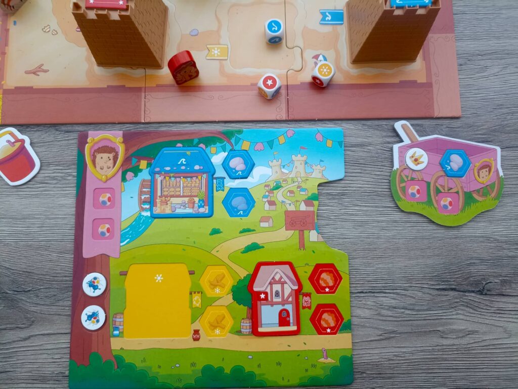 Hrady v Burgundsku Junior - dovážení materiálu