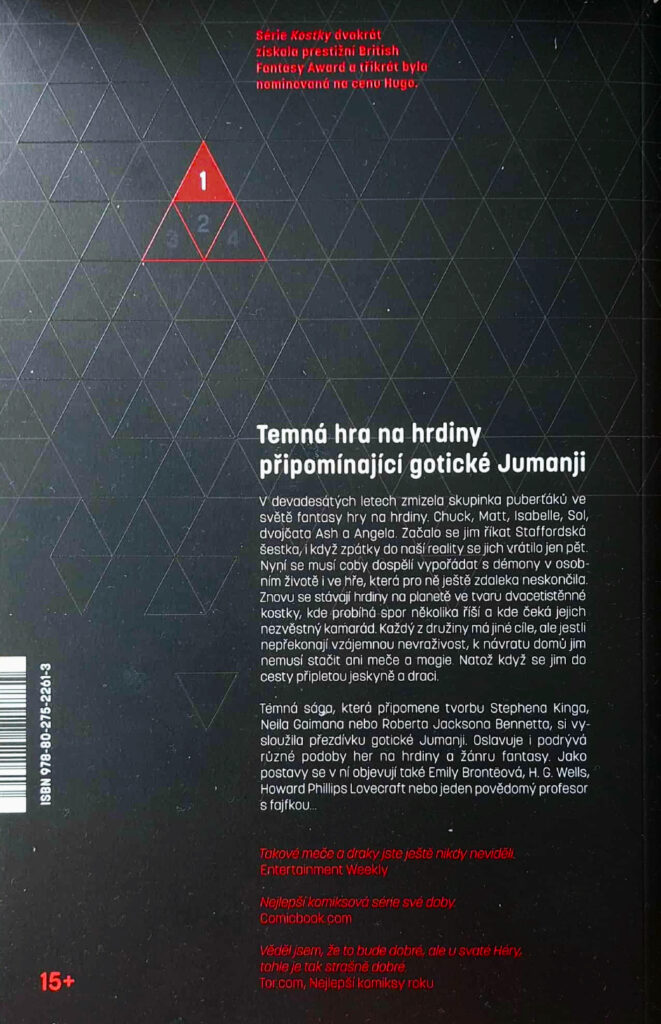Kostky Srdceryvná fantasy - zadní strana