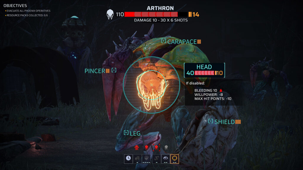 Phoenix Point aim system