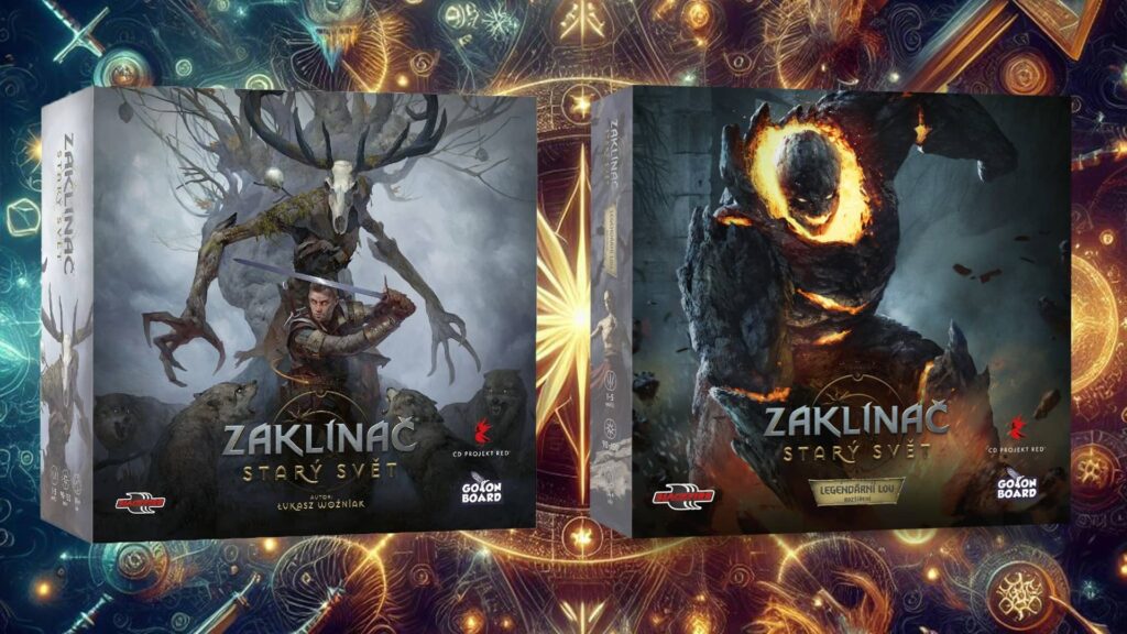 Soutěž o deskovou hru Zaklínač starý svět a jeho rozšíření legendární lov skupina