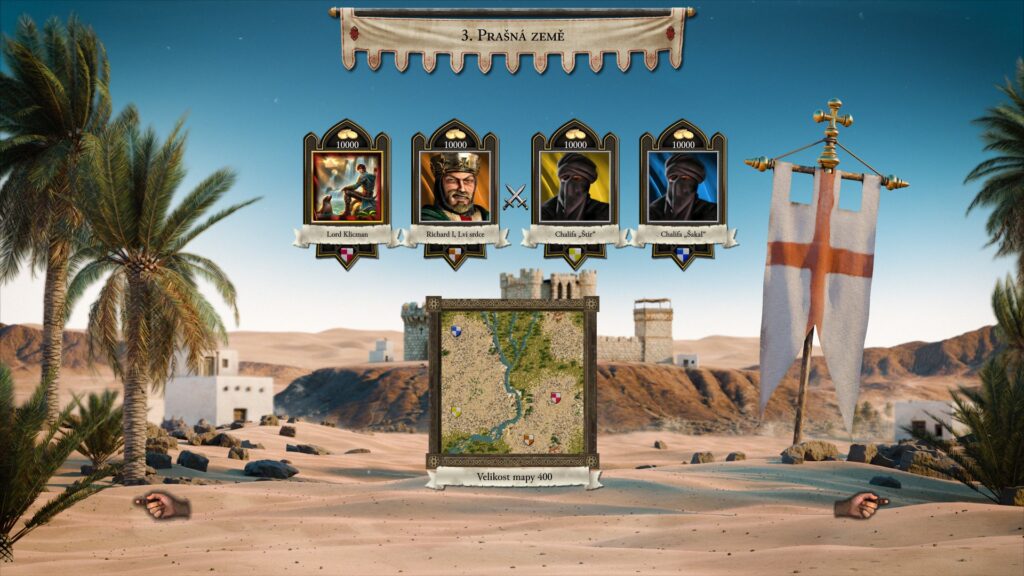 Stronghold Crusader Definitive Edition - krásně mise za misí